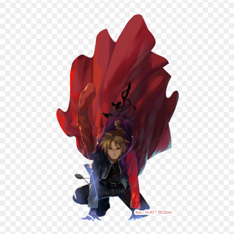 Thermal Sticker Patch On Clothing Fashion Accessory Roy Fullmetal Alchemist Iron On Patch For T-Shirt Dress DIY Washable A-Level Applique