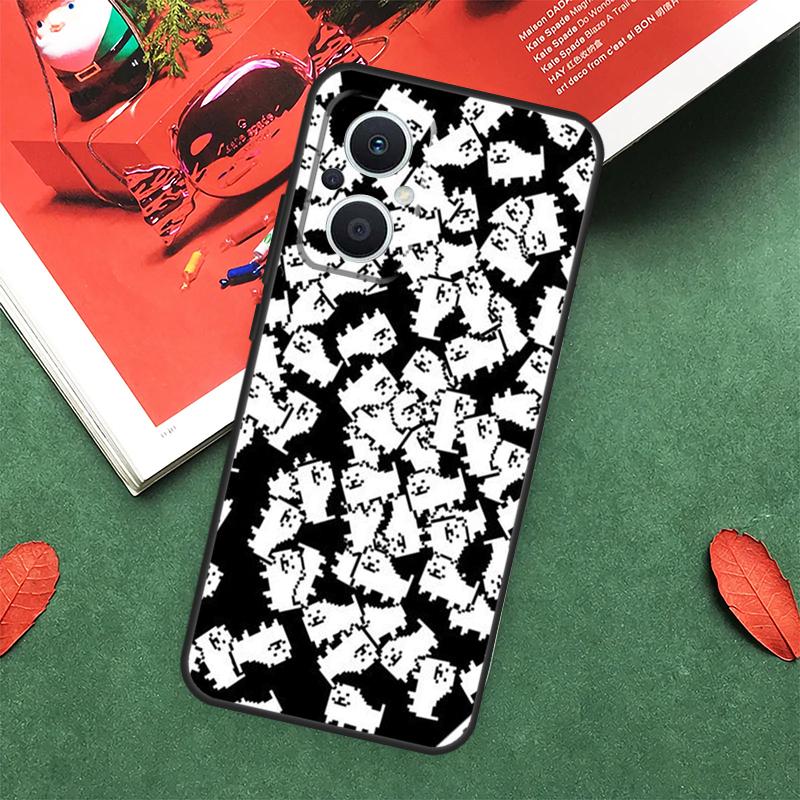Чехол Undetale Annoying Dog для OPPO Reno 14 13 12 11 10 Pro 14F 13F 12F 11F 8 7 Lite OPPO Find X9 X8 X6 Pro