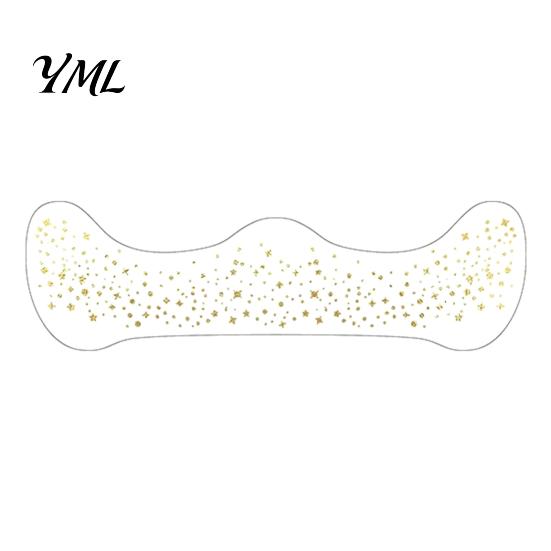 Skin Friendly Freckle Tattoos Glitter Stickers, Waterproof Temporary Face with Shimmer, Easy Photo Shoot Makeup Props Apply Remove, Party Body