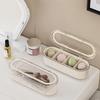 Eyebrow Pencil Organizer Organized Cosmetic Storage Bin Beauty Egg Holder Advanced Powder Puff Organizer For Makeup Studio