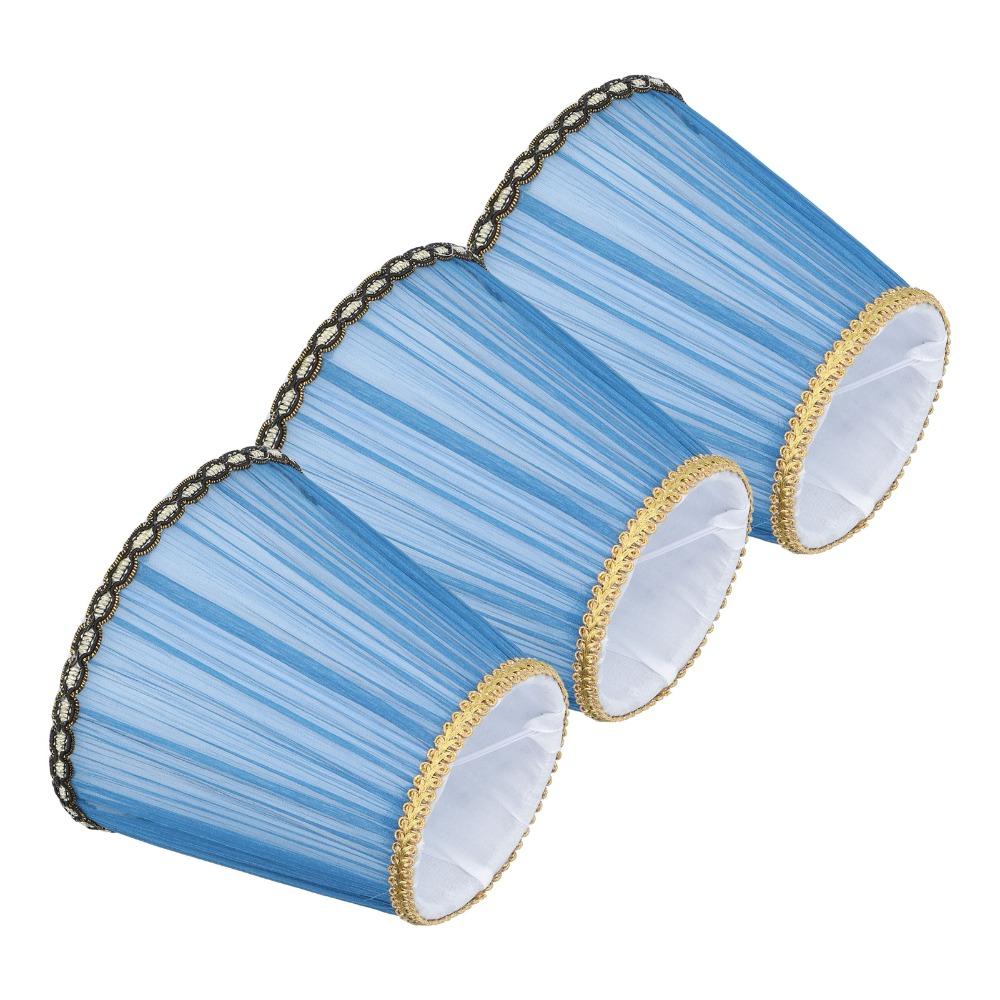 3PCS Fabric Lampshade 5.1 inch Height Small Lamp Shades Modern Chandelier Lamp Shades Floor Lamp