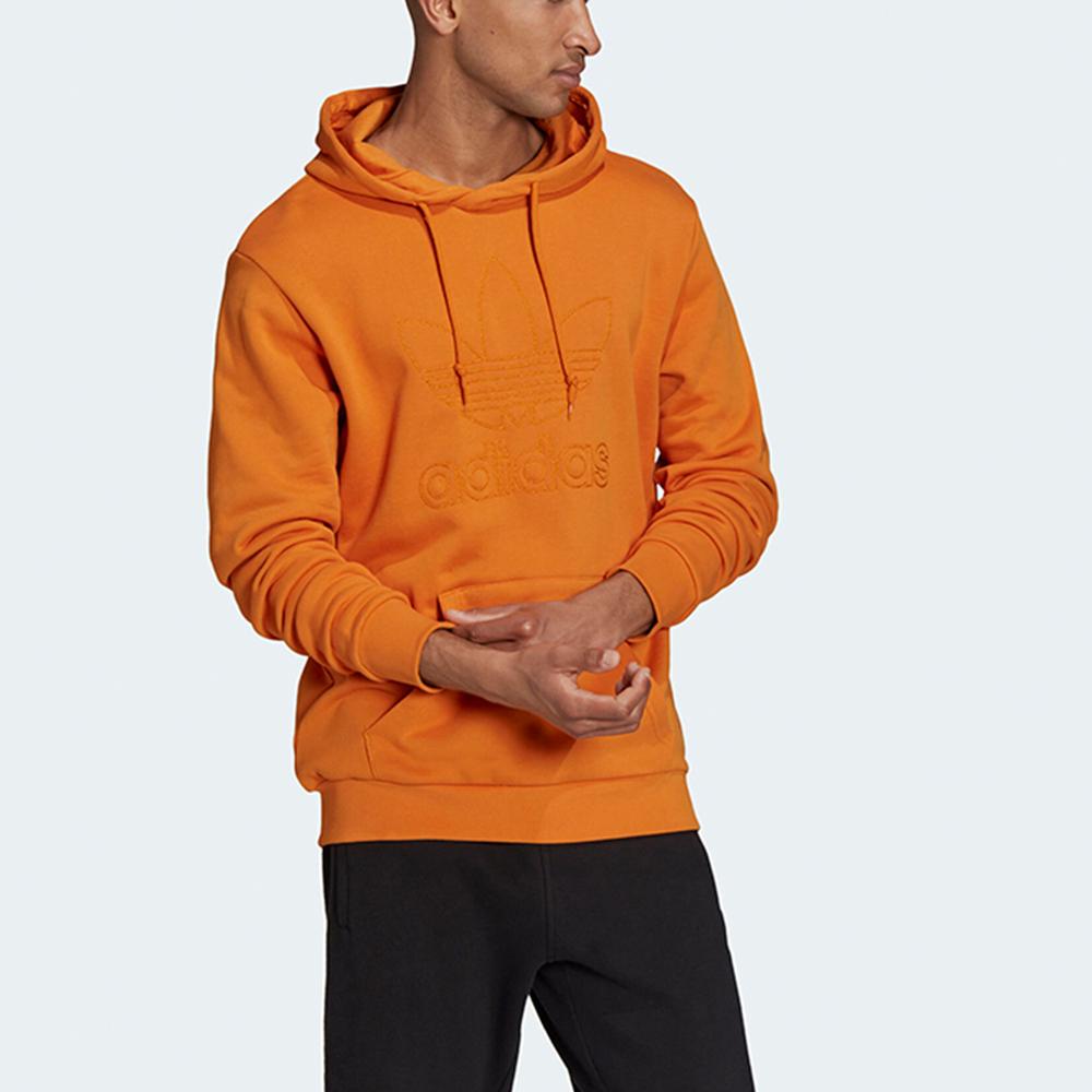 adidas Свитшоты Originals Мужские Оранжевые С капюшоном Умеренный Обычный H13503