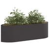 Raised Garden Bed Black 140 x 40 x 40 cm Steel