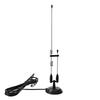 Mobile Antenna with Magnetic MP for Car or Indoor Amateur Radio Antenna with RG58 Coaxial Cable 144/430MHz & VHF/UHF Base, Connector, Use, (Black)