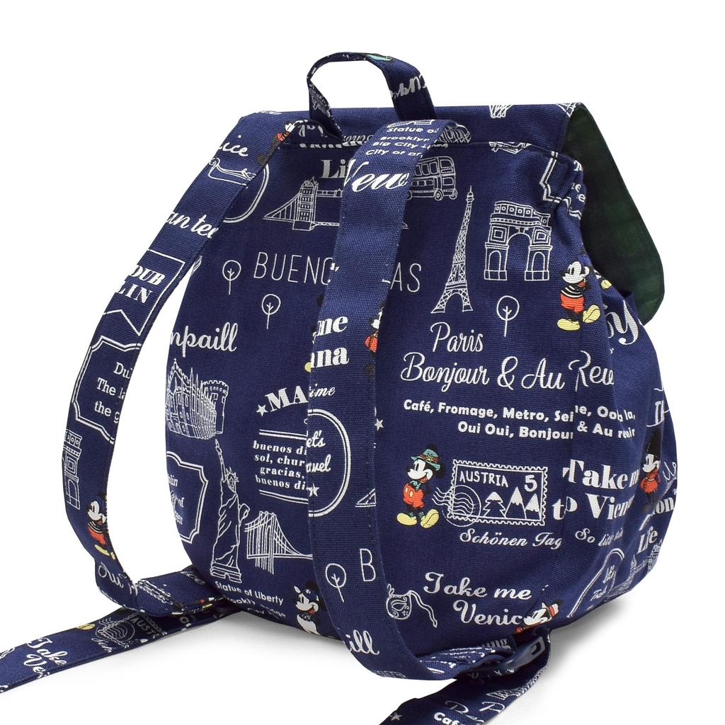 COLORFUL CANDY STYLE Disney Diaper Pouch and Baby Backpack Set Mickey TRAVEL (Drawstring Tote) / Mouse/LET'S / B8003000-BTR