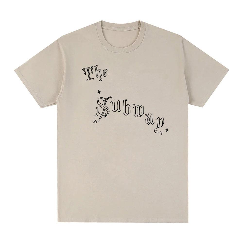 Chappell Roan-The Subway T-Shirt Ropa Mujer Fashion Tshirt O-neck High Quality Ropa Mujer Tees Singer's Same Style Retro Tops