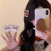 Plush Lion Dance Hairpin Pearl Tassel Chinese New Year Headwear Ancient Style Hairpin  Children
