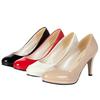 Fashion 2025 High Heels Shoes Women White Wedding Shoes Thick High Heels Fashion Party Pumps Footwear Black Red Big Size 34-42