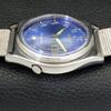 SEIKO 5 AUTOMATIC JAPAN MENS 7019A VINTAGE ARABIC BLUE DIAL WATCH a701210-5