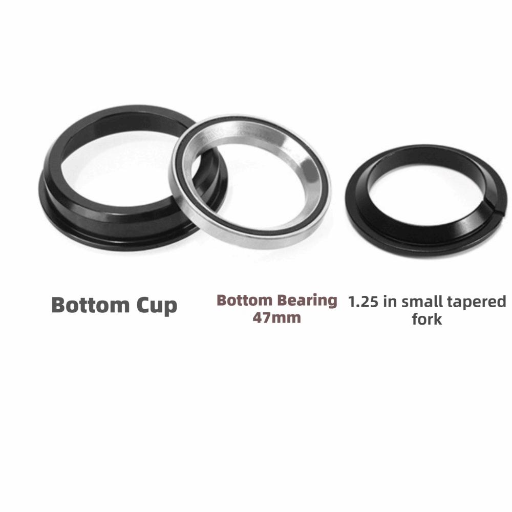 CNC Machined Bicycle Front Fork Bowl Set Bike Headset Kit  Bike Front Fork Installation