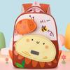 Cute Smiling Expression Flower Bee Pattern Children Backpack For Use Daily