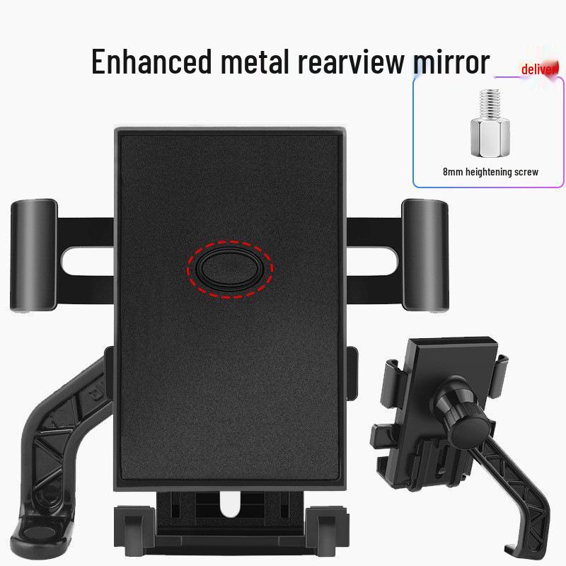 Shockproof Electric Car & Bike Phone Holder with Battery for Navigation