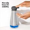OXO Stainless Steel Soap Dispenser, 350ml, Silver, 75mm x 90mm x 195mm