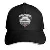Panther Platform Cvpi White Car Baseball Cap Breathable Mesh Back Adjustable Buckle Closure Moisture Wicking Quick Dry