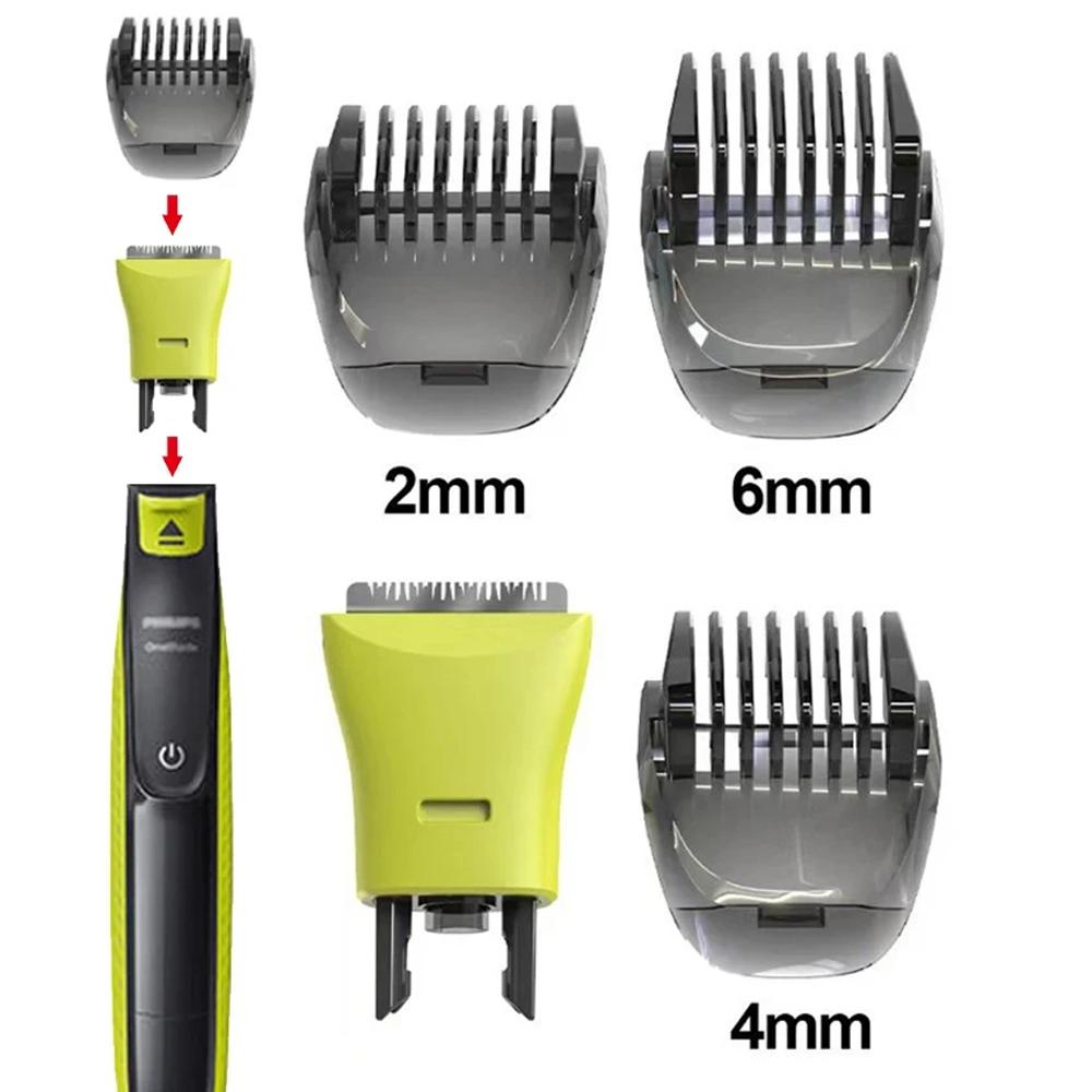 Replaceable Shaving Head for One Blade with 3 Length Safety Comb OneBlade Beard Trimmer Heads QP2630/QP2520/QP2834/QP6531/QP6520