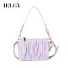 Женская модная плиссированная сумка-облако, корейская версия модной фиолетовой сумки через плечо.