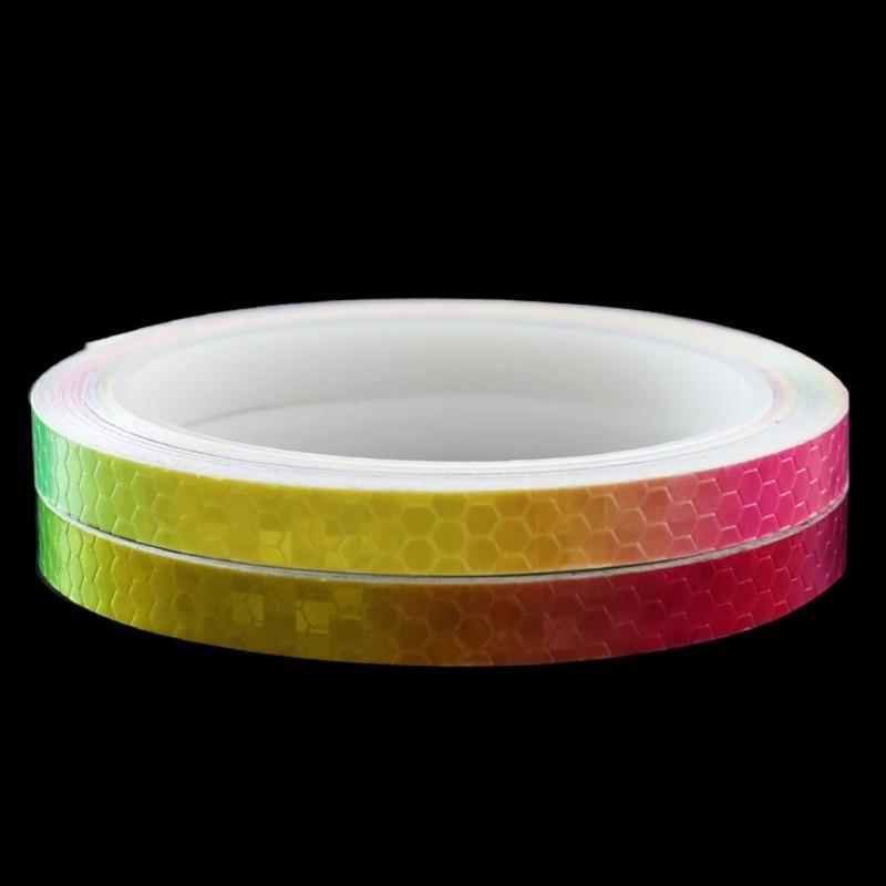 Светоотражающие наклейки для велосипеда, светоотражающие наклейки для горного велосипеда, светящаяся безопасная наклейка на колесо мотоцикла для велосипеда, аксессуары для тела