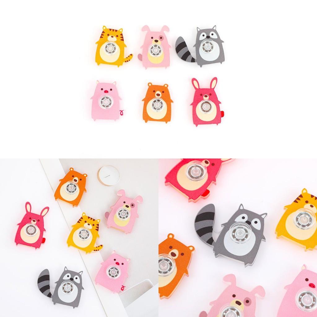 Игрушка-спиннер Животное Тигр Кролик из пластика для декора стола, снятия стресса