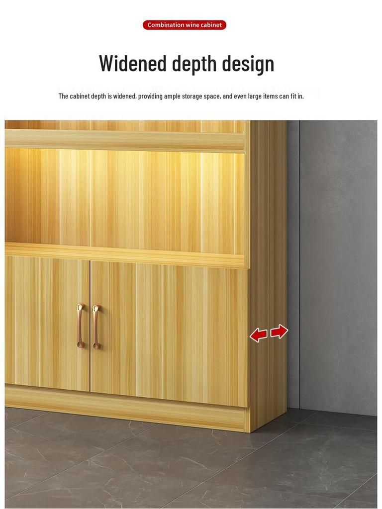 High-End Multi-Layer Wine and Cigarette Display Cabinet for Stores