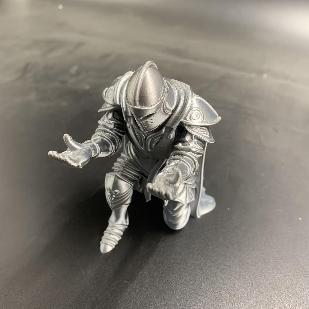 Creative 3D Printing Knight Ornaments Funny Desktop Accessory Fashion Knight Decoration Office
