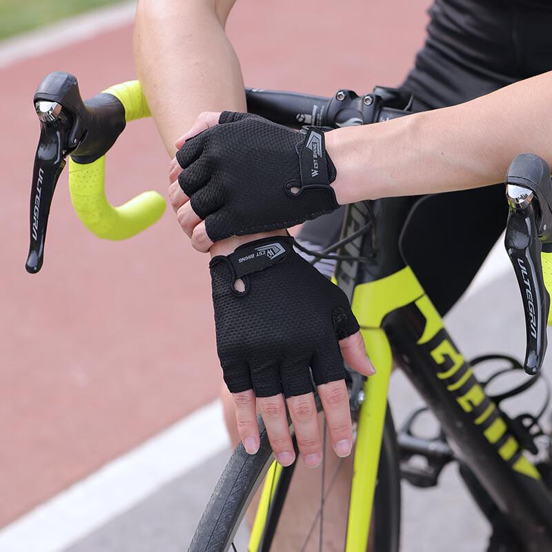WEST BIKING Дышащие велосипедные перчатки с половиной пальцев