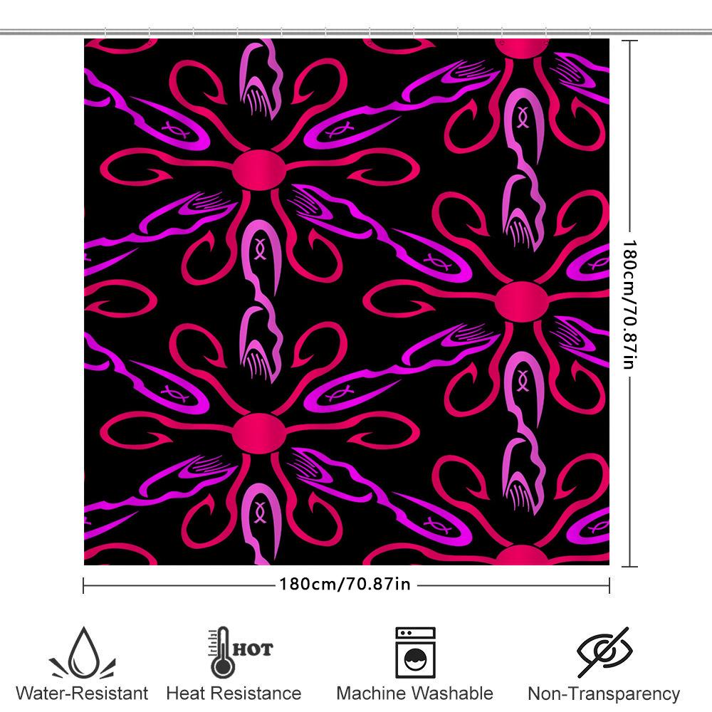 Очаровательная розовая шторка для душа «Космос» для декора ванной комнаты, принт «Космические звезды», фэнтези, 3D, водонепроницаемая ткань, идеальная идея для подарка