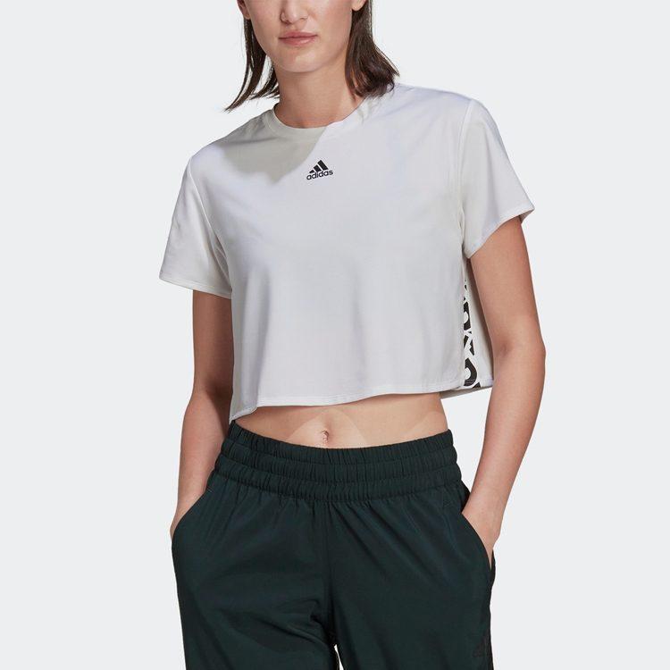 adidas Новинка Спортивная футболка для фитнеса Белая HG5076