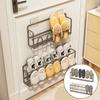 Easy Installation Hanging Shoe Rack Removable Shoe Holder Wall Mount Shoe Storage Camper