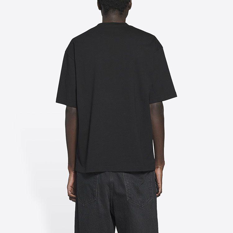 Balenciaga Мужская футболка Bb Pixel Medium Fit 612966TKVI71070
