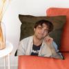 RRobert Pattinson Pillow Case Plush Fabric Soft DoubleSided Printed Sofa Warm Winter Home Gift Cushion Cover