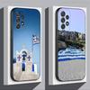 Греция Флаг Греции Карта Для Samsung S 25,24,23,22,30,21,10,9,Ultra,Plus,Lite,FE,4,5G Черный Мягкий Чехол Чехол для Телефона