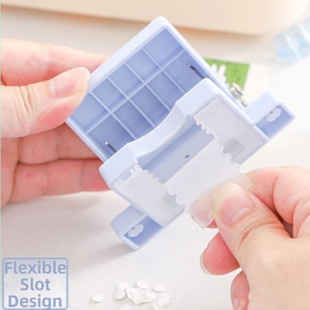 Effortless Handheld 5 Hole Punching Machine Anti Slip Mini Size Paper Punch Accurate Punching DIY 5 Hole Puncher Scrapbooks