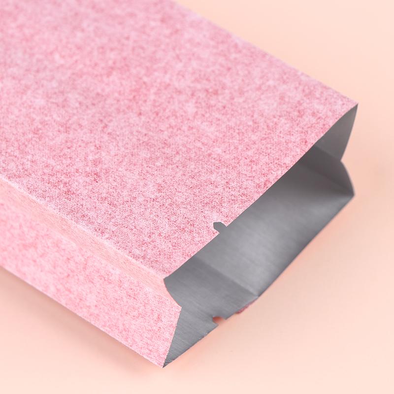 50 шт., открытый верх, шелковая алюминиевая фольга, боковые складки, термосвариваемые пакеты для кофе, зерен, чая, специй, злаков, орехов, шелковые бумажные мешочки