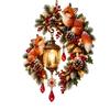 Christmas Series Wall Decoration with Lights, Holiday Hanging Decor for Home Indoor Display
