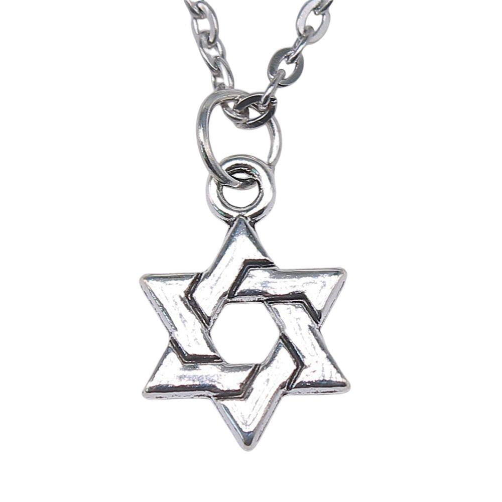 Knot Pendant Necklace Talisman Amulet Celtic Occult Protection Jewelry 40cm Short Chain