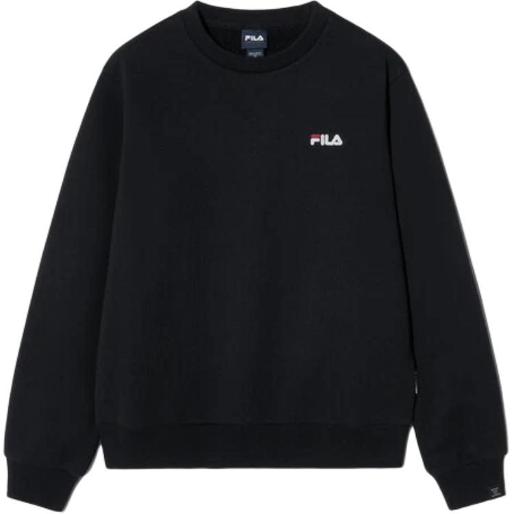 Fila Толстовки Унисекс Черные С Круглым Вырезом Средней Плотности FS2POH1101UBLK