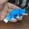 3D-печатная фигурка в форме синей лисы Коллекция фигурок питомцев Игрушки Фигурки персонажей Украшение Украшения Декор Подарок для детей