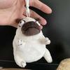 Pug Dog Stuffed Doll Funny Cuddly Animal Plush Toy Dog Plushie Pillow Gift for Birthday Christmas Easter Home Decor