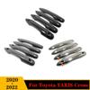 For Toyota Yaris Cross - Accessories ABS Chrome/Carbon Fiber Car Door Protector Handle Decoration Cover Trim Styling