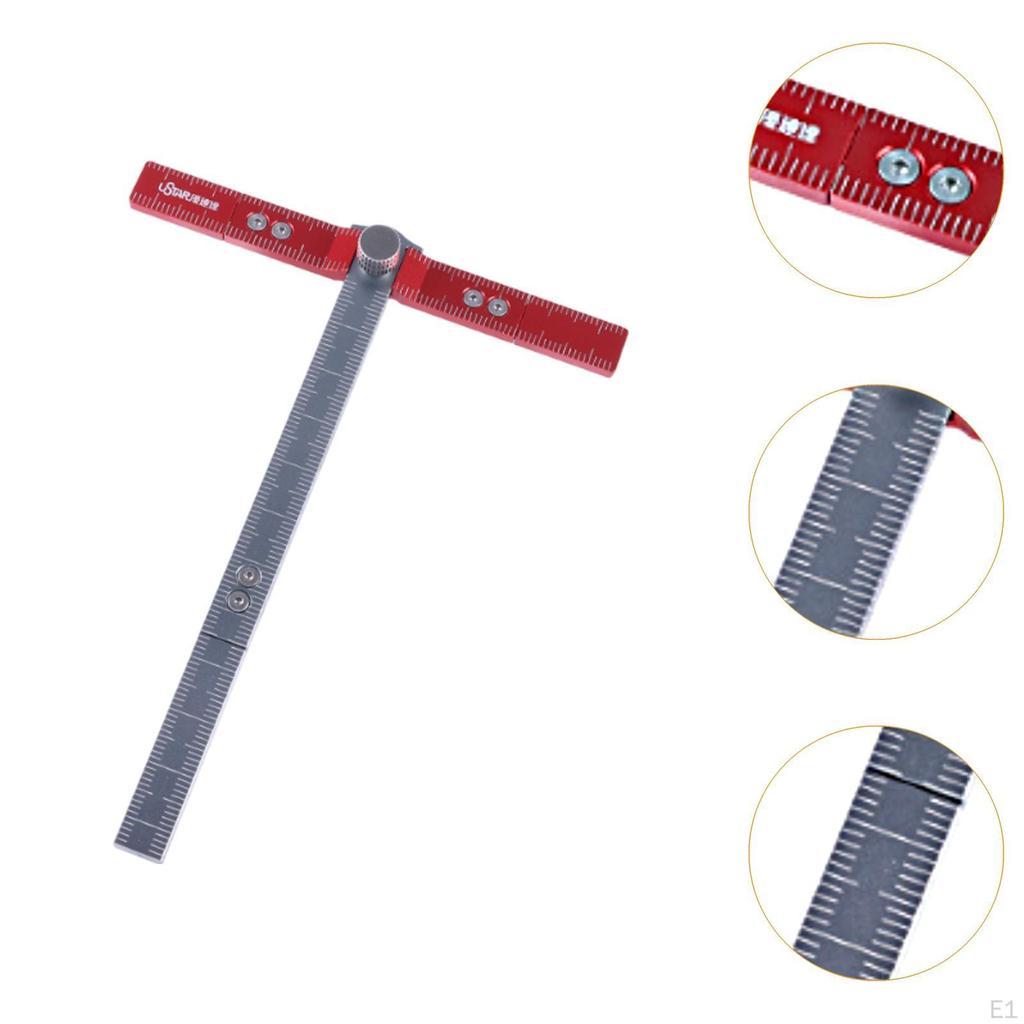 T Square Ruler Metal Adjustable Architect Drafting UA 90341 for Carpenter Work
