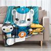 The Octonauts Theme Printed Blanket - Perfect for Couch, Bed, Travel & Outdoor Use | Machine Washable, Cozy & Durable.