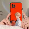 Чехол для телефона Chainsaw Man P-Pochita для iPhone 17 Air 16 15 14 Plus 13 12 Mini 11 Pro Max Черный
