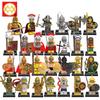 Medieval Knights Roman Commander Spartan Crusader Viking Warrior Middle Age Army Soldier Block Toys