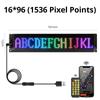 Custom Programmable LED Sign USB 5V Bluetooth Logo Light Text Pattern Animation Pixel Block Display Car Scrolling Advertising