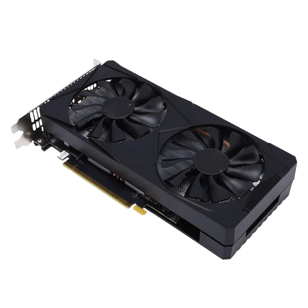 Игровая видеокарта для настольного компьютера 6 ГБ GDDR6 Дискретная видеокарта 192-битная Двойной вентилятор Поддержка 1080p 2K AAA Игры
