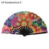 Большой ручной веер Гордость Крутой Светоотражающий веер Ручной веер с ручной росписью Складной ручной веер Складной веер из шелка