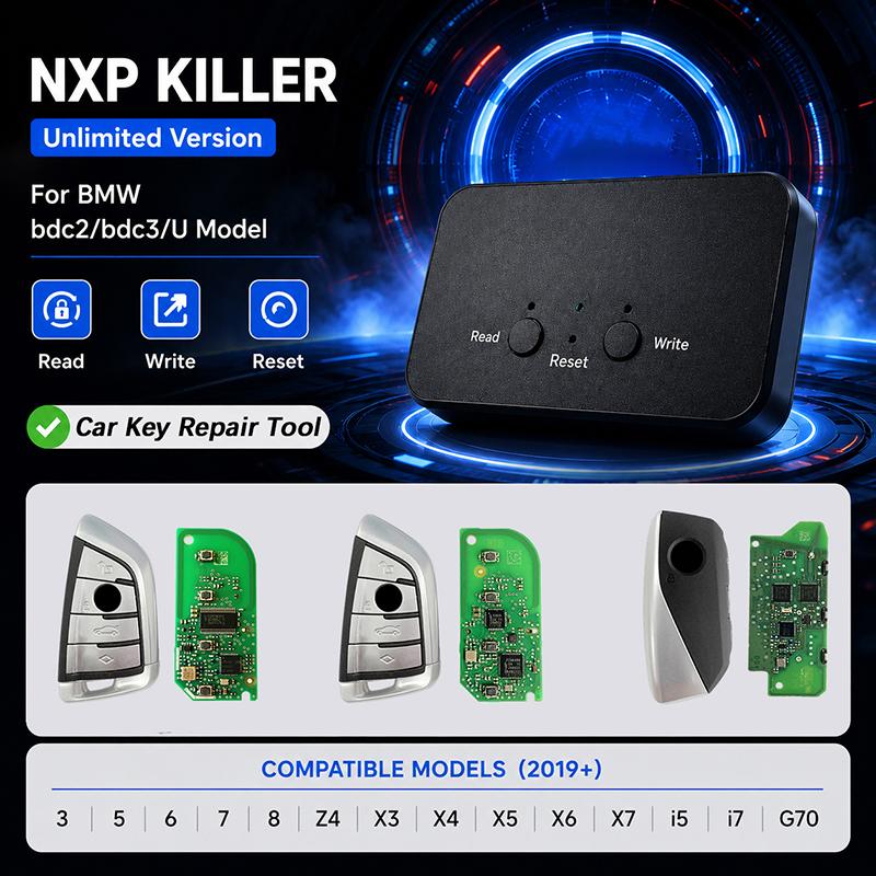 CNP259 NXP Killer с адаптером для добавления запасного ключа N5F-ID21A / ID21B / ID21C IYZBK1 Для BMW 3 5 6 7 8 Z4 X3 X4 X5 X6 X7 i5