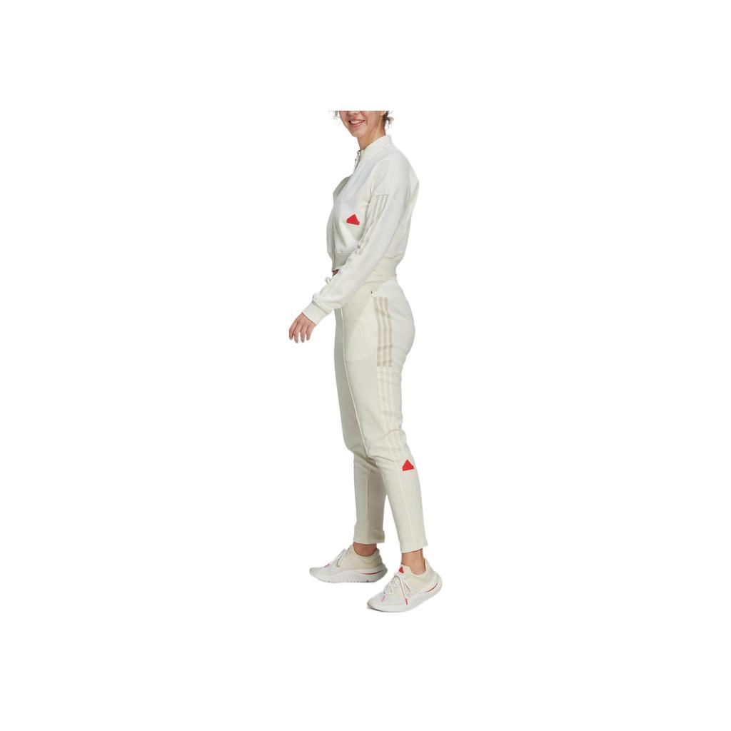 Adidas Сплошная цветная куртка на молнии с воротником-стойкой Женская куртка белая HM2859