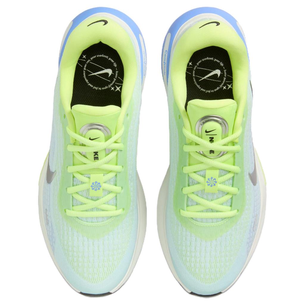 Nike Journey Run Light Lemon Glacier Blue Women Sneakers Light-Lemon-Twist Royal-Pulse Metallic-Silver FJ7765-700