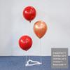 Plastic Balloon Stand Kit White Balloon Stick Tubes New Party Balloon Holder  Party Decors